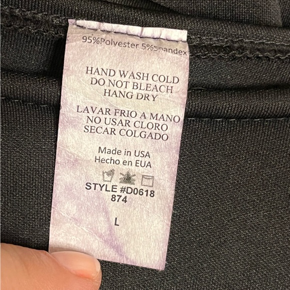 Petal Neoprene Sleeve Black Fitted Dramatic Dress EUC - Picture 3 of 15